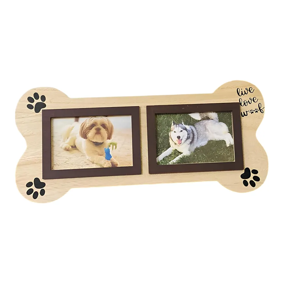 Bone-Shaped Pet Memorial Frame
