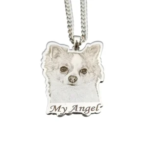 Custom Pet Portrait Necklace