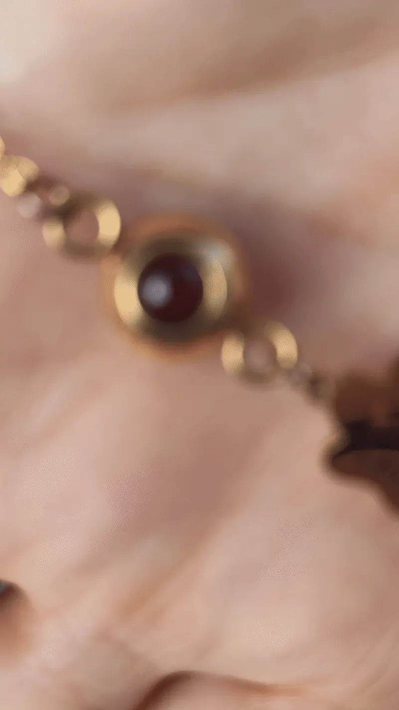 Custom Pet Projection Bracelet gold plated 3