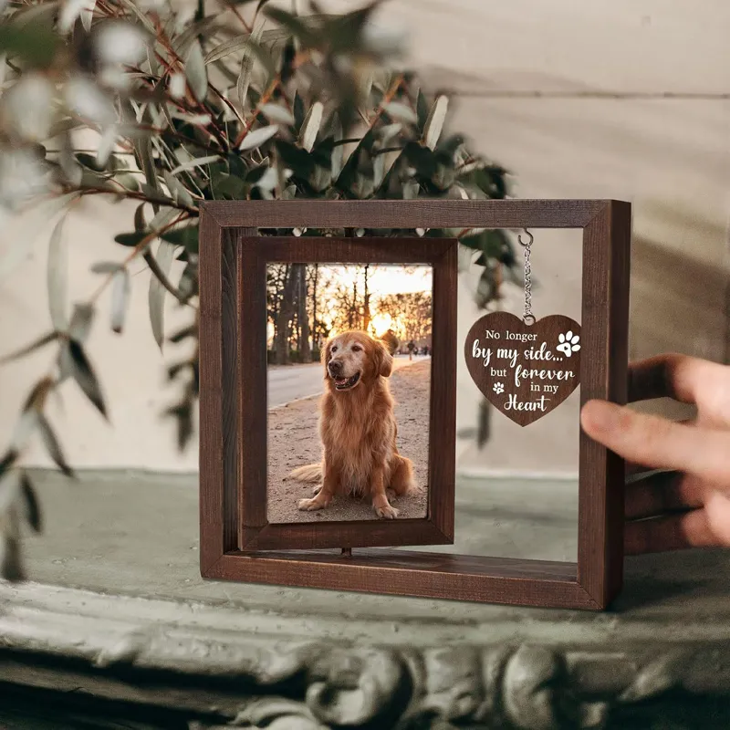 Dual-Sided Rotating Pet Memorial Frame 3