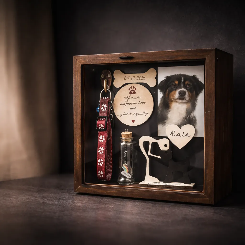 Pet Memory Keepsake Shadow Box - Image 2